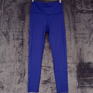 CALIA Leggings Womens Medium NWT Navy Sculpt Placed Shine High Rise Yoga